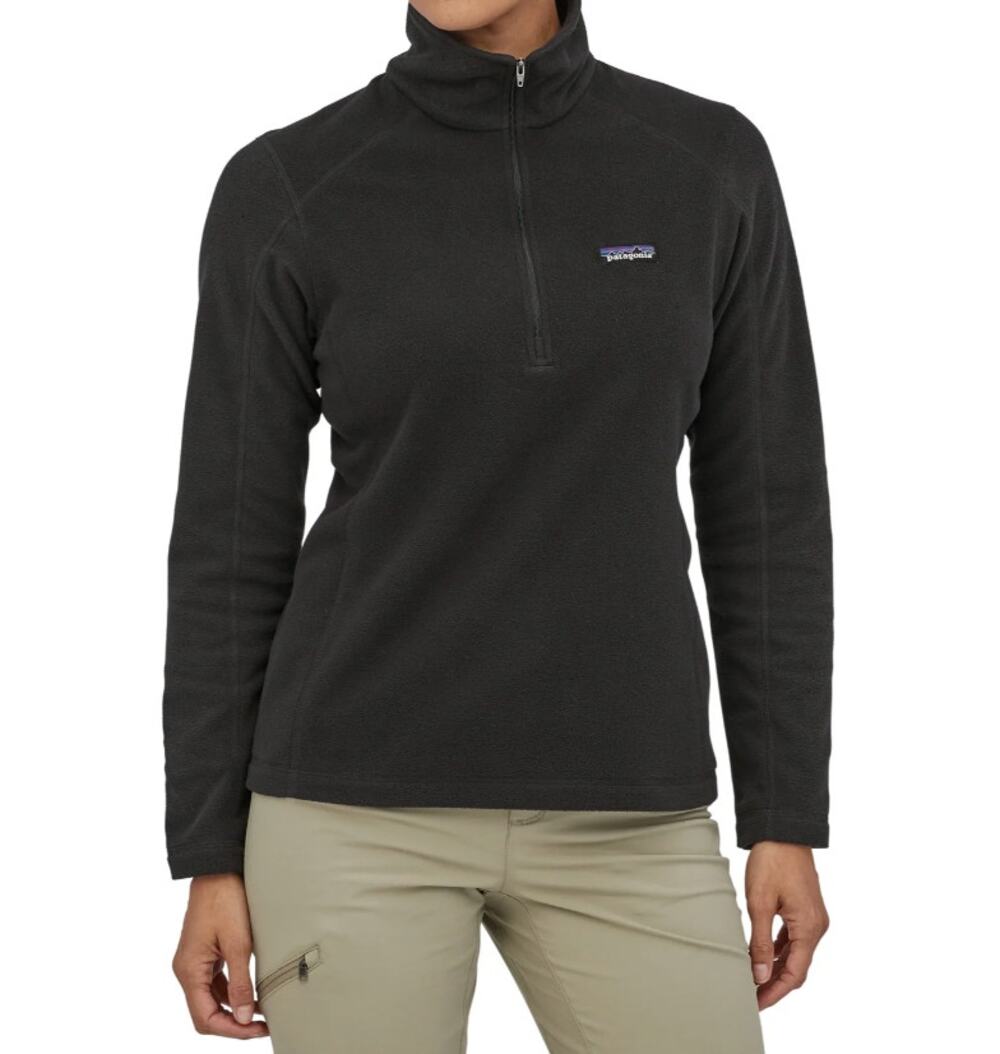 Patagonia Women's Micro D 1/4-Zip Fleece Black XS